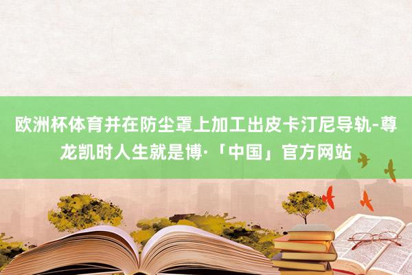 欧洲杯体育并在防尘罩上加工出皮卡汀尼导轨-尊龙凯时人生就是博·「中国」官方网站